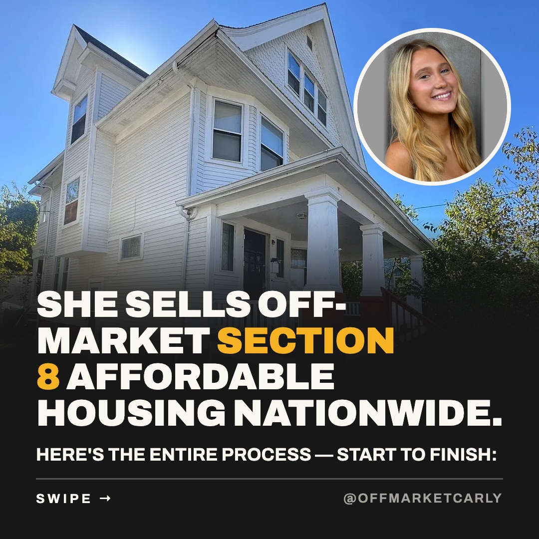 She sells off-market Section 8 affordable housing nationwide