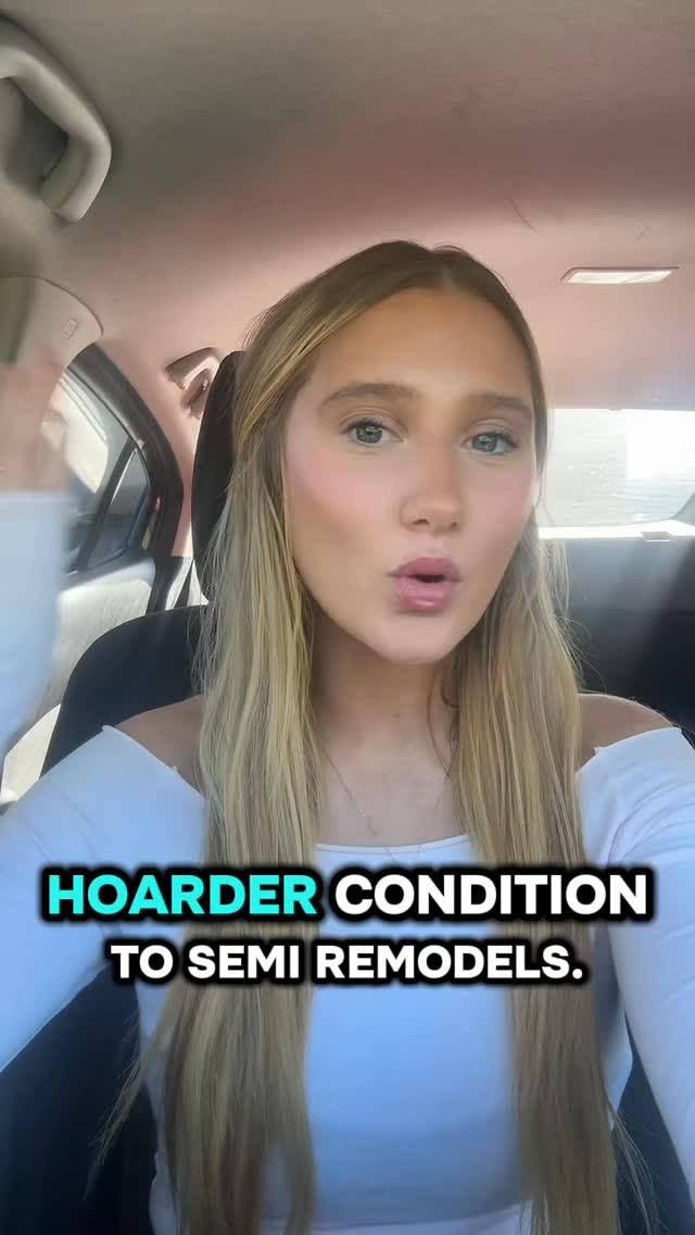 Hoarder condition to semi remodels